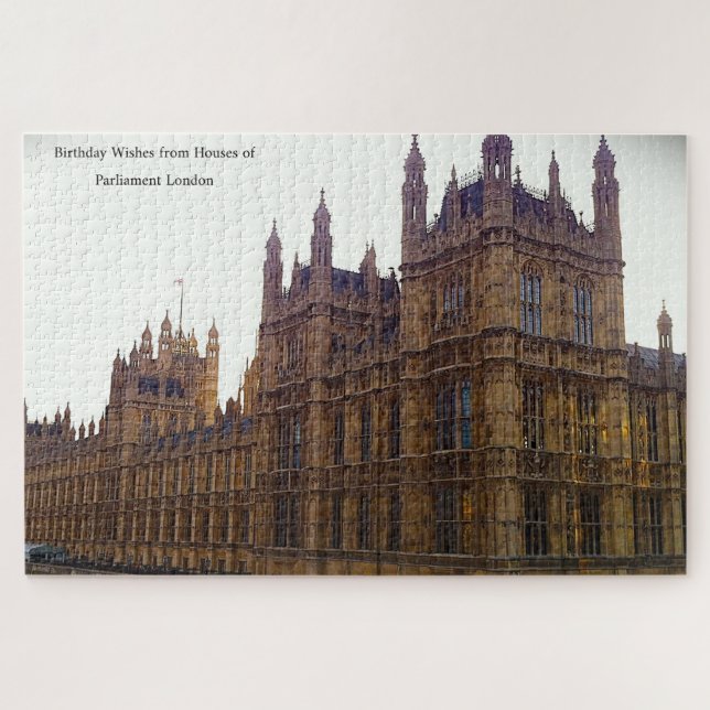 Maisons du Parlement Londres. Puzzle (Horizontal)