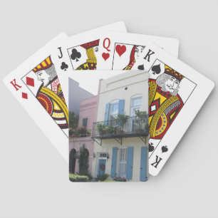 Maisons Rainbow Row, Cartes de jeu Charleston SC
