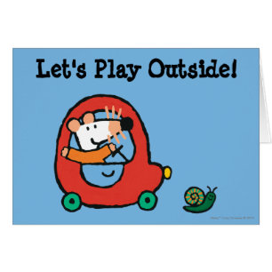 Maisy conduit une voiture rouge mignonne