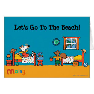 Maisy et Cyrille vont sur la scène de vacances