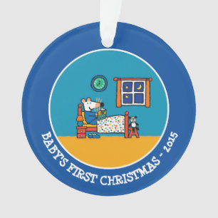 Maisy prête pour des pyjamas de bleu de lit