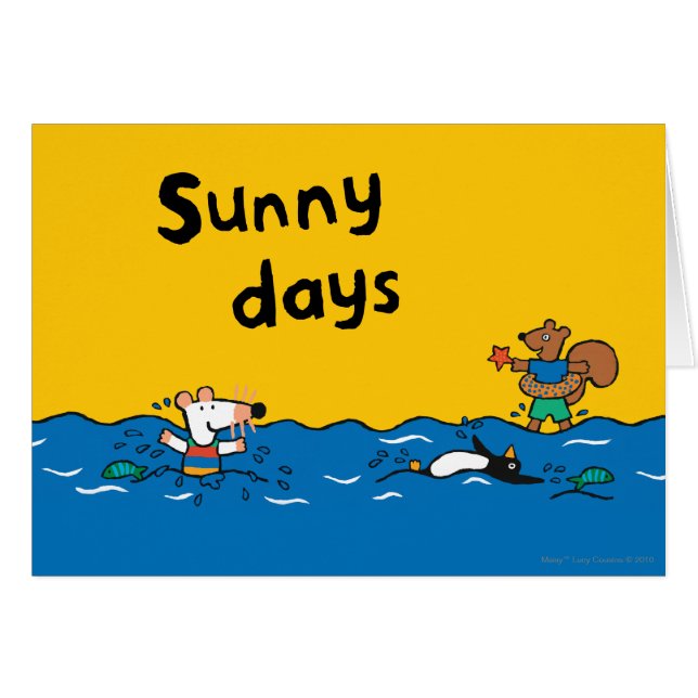 Maisy va nager à la plage (Devant horizontal)