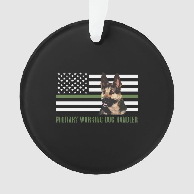 Maitre-chien de chien d'utilité militaire (devant)