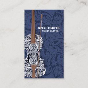 Maître de professeur de carte d'artiste de musiqu