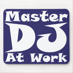 Maître DJ au tapis de souris de travail