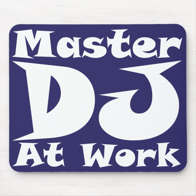Maître DJ au tapis de souris de travail (Devant)
