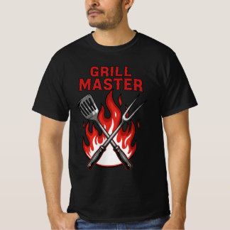 Maître du Grill – T-Shirt BBQ pour la Fête des Pèr