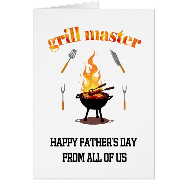 Maître Grill De La Fête des pères De Tous Nous (Devant)