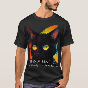 Maître   T-shirt Chat foncé