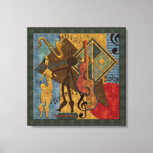 Maîtres de Scat (série pinte de jazz. 6) toile