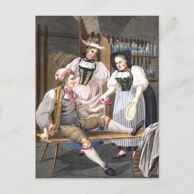 Maîtres de vin de Berne Carte postale (Devant)