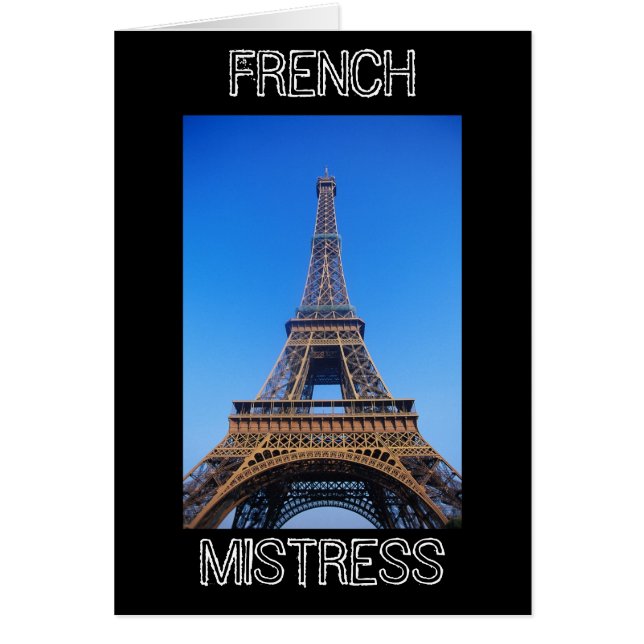 MAÎTRESSE FRANÇAISE (Devant)