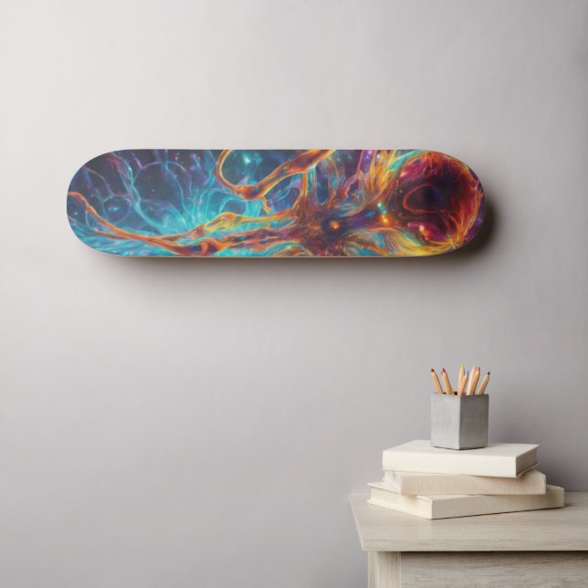 Maîtrise des motifs colorés : skateboard unique (Art mural (Horz))