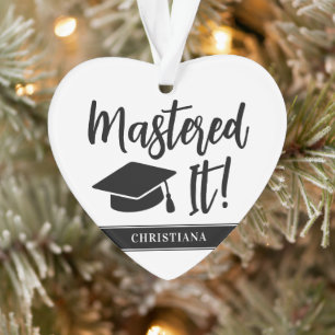 Maîtrise personnalisée Diplôme La maîtrise