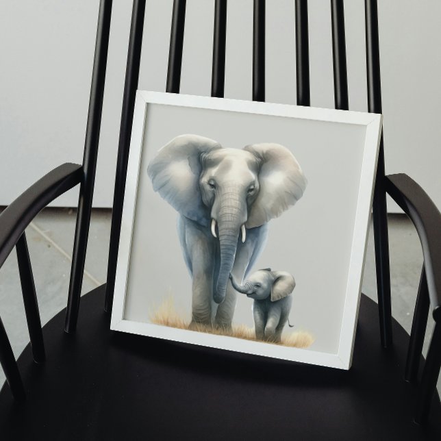 Majestic africaine Elephant étiré toile Imprimer (Créateur téléchargé)