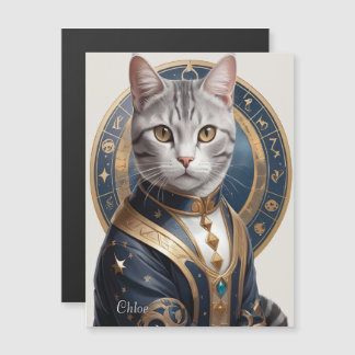Majestic American Shorthair Chat en bleu et or