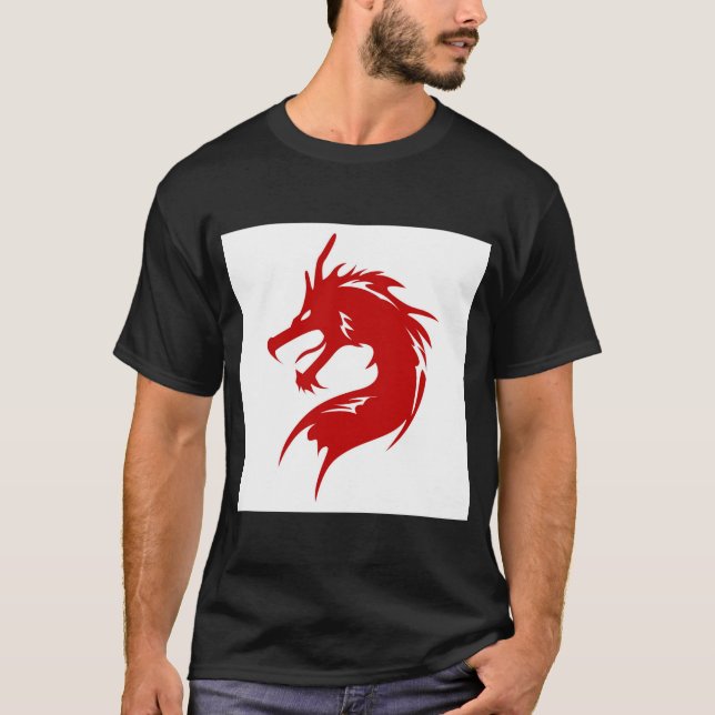 Majestic Chinese Dragon – Mythical Power T-Shirt (Devant)