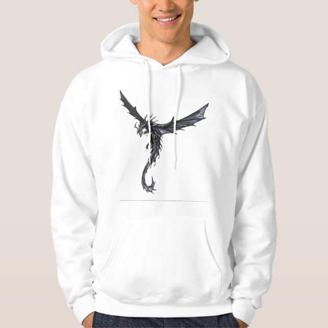 "Majestic Dragon Rise : sweat - shirt à capuche gr (Devant)