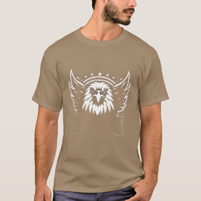 "Majestic Eagle Graphic T-Shirt  (Devant)