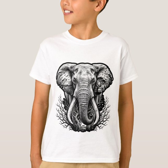 Majestic Elephant T-Shirt (Devant)