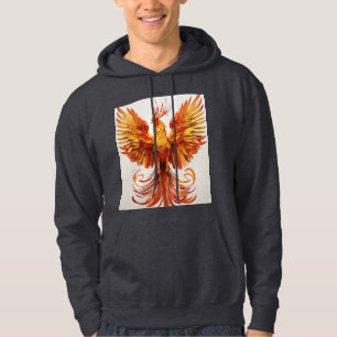 Majestic Golden Fire Eagle Design Sweat - shirt à
