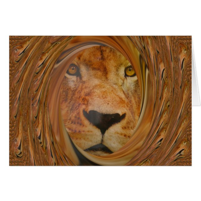 Majestic Lion Whirl : Un design royal (Devant horizontal)