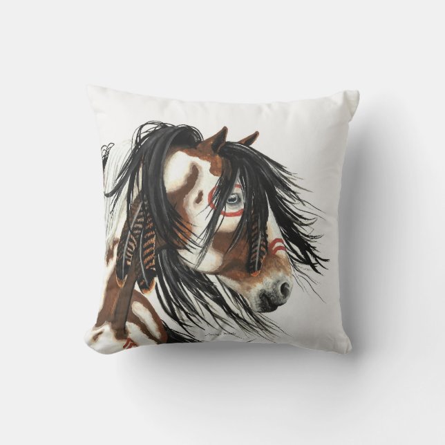 Majestic Mustang Horses American MoJo Coussin par  (Recto)