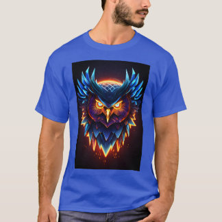 Majestic Owl Head Imprimer T-Shirt .-Nature Inspir