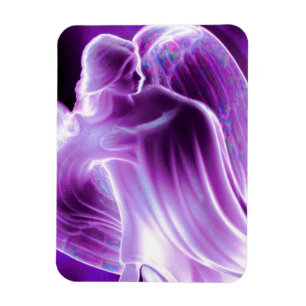 Majestic Purple Angel Magnet
