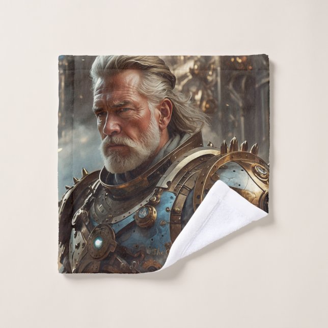 Majestic Regal Steampunk King Flannel linge (Gant de toilette)