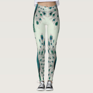 Majestic Splendore Le Boho Peacock Leggings