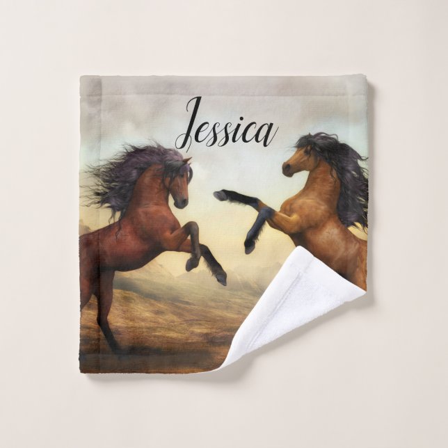 Majestic Stallions (Gant de toilette)