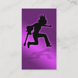 Majestueux rose - carte de visite