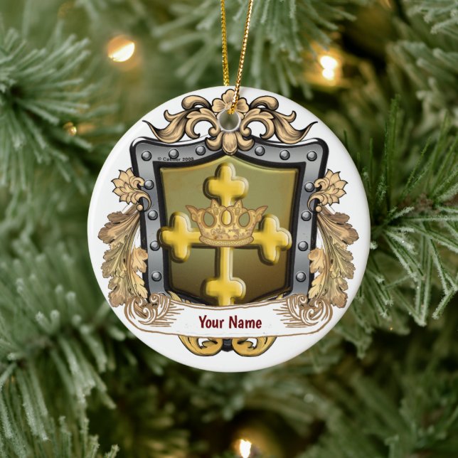Majesty Family Crest Nom de famille ornement perso (Arbre)