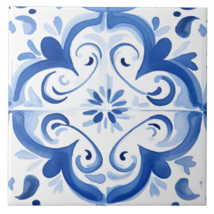 Majolica, Carreaux bleus, Carreaux siciliens, Carr