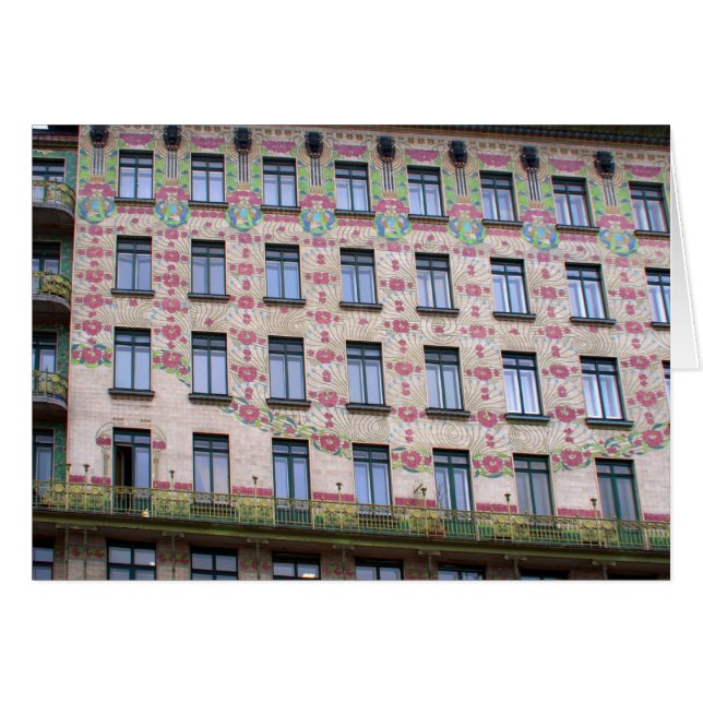 Majolikahaus Vienne Autriche (Devant horizontal)