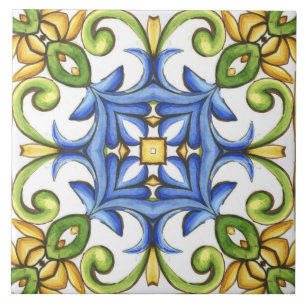 Majolique, carreaux méditerranéens,