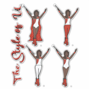 Majorette Autocollants Étincelants (Feu 2)