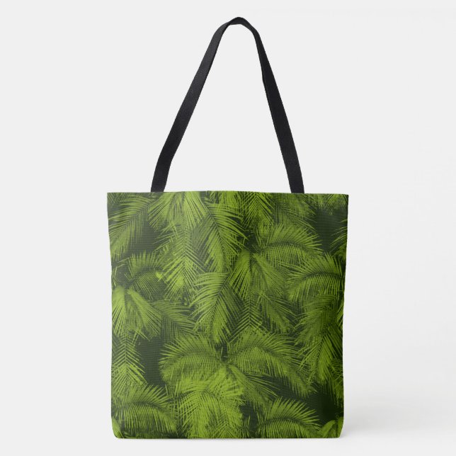 Makana Palms Hawaiian Tropical Feuilles Beach Sac (Devant)