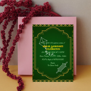 Makar Sankranti Fête Invitation