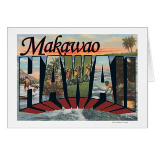 Makawao, Hawaï - grandes scènes de lettre