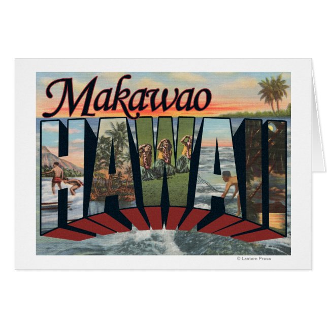 Makawao, Hawaii - Grandes Scènes (Devant horizontal)