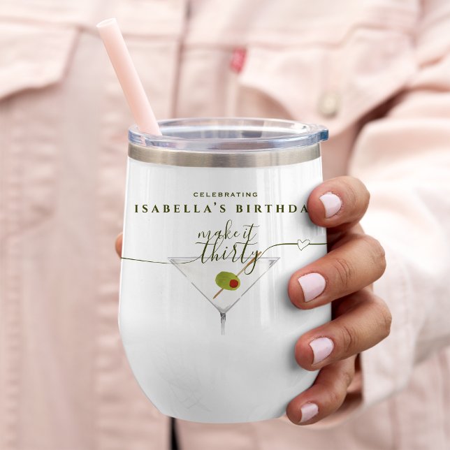 Make It Thirty Dirty Martini 30th Birthday  (Créateur téléchargé)