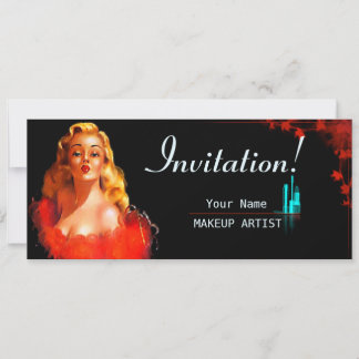 Make-Up Artist - Carte, Invitation, Invitation