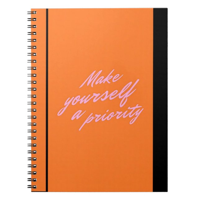 Make Yourself a Priority Self Care Journal (Devant)