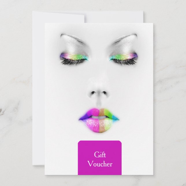 Makeup Artist Gift Voucher (Devant)