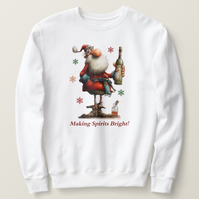 Making Spirits Bright Sweatshirt (Design devant)