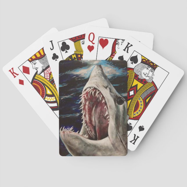 Mako Shark Peinture Cartes de jeu (dos)