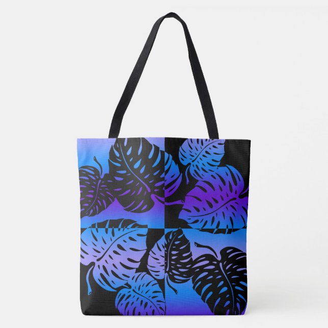 Makua Monstera Sac de plage Tropical Hawaiian Blen (Devant)