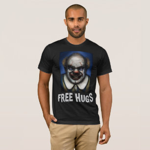 MAL SCARY CLOWN HALLOWEEN T-SHIRTS LIBRES HUGS HAL